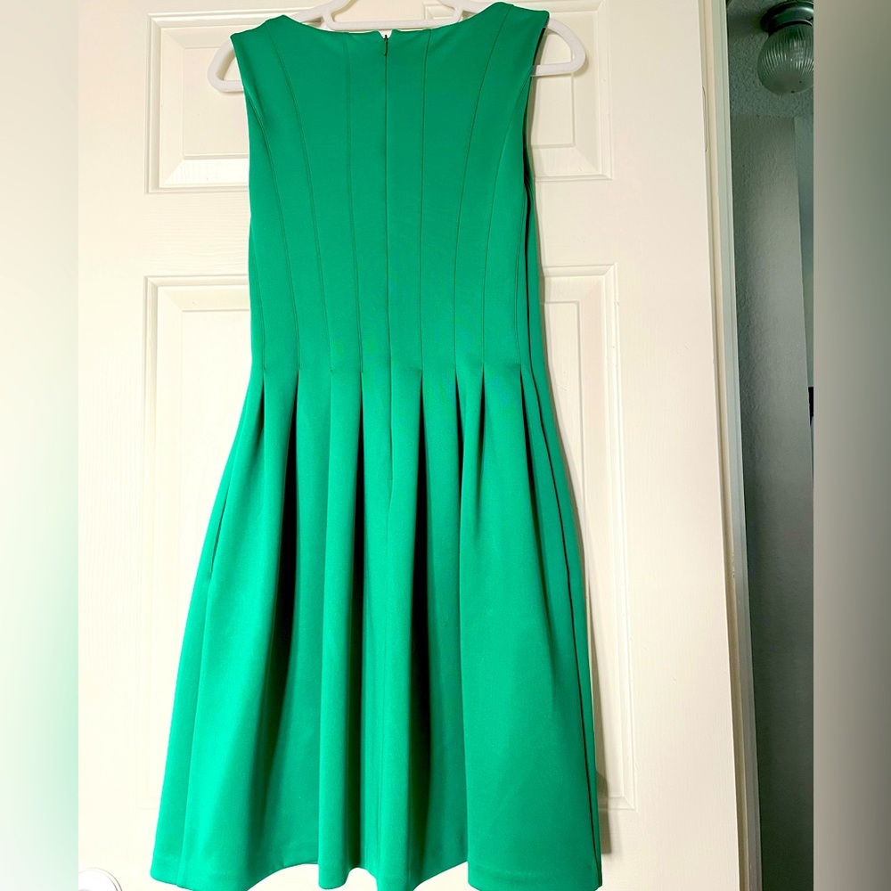 Calvin Klein Emerald-green A-line Dress - Picture 3 of 5